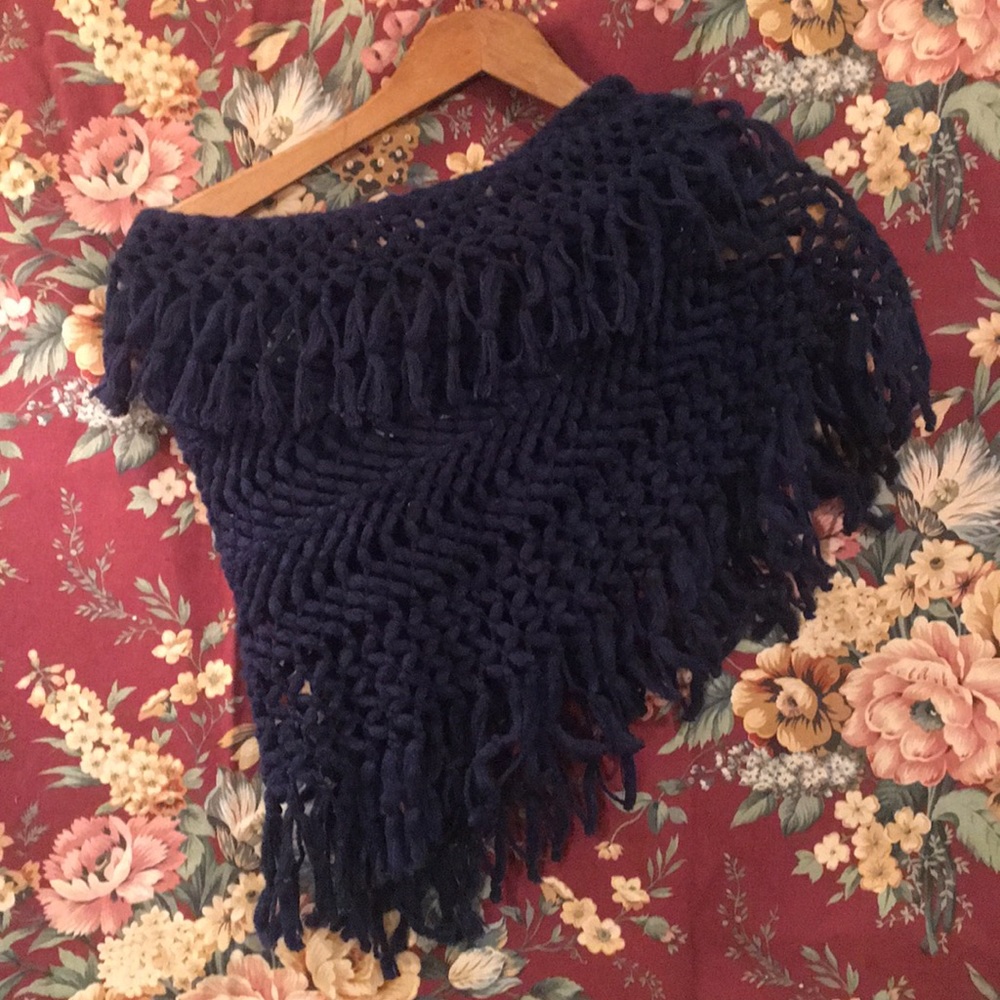 Versatile French Style Scarf — Navy, Super Soft
